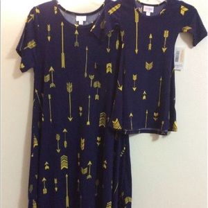 LuLaRoe Carly & Adeline Mommy & Me Arrows
